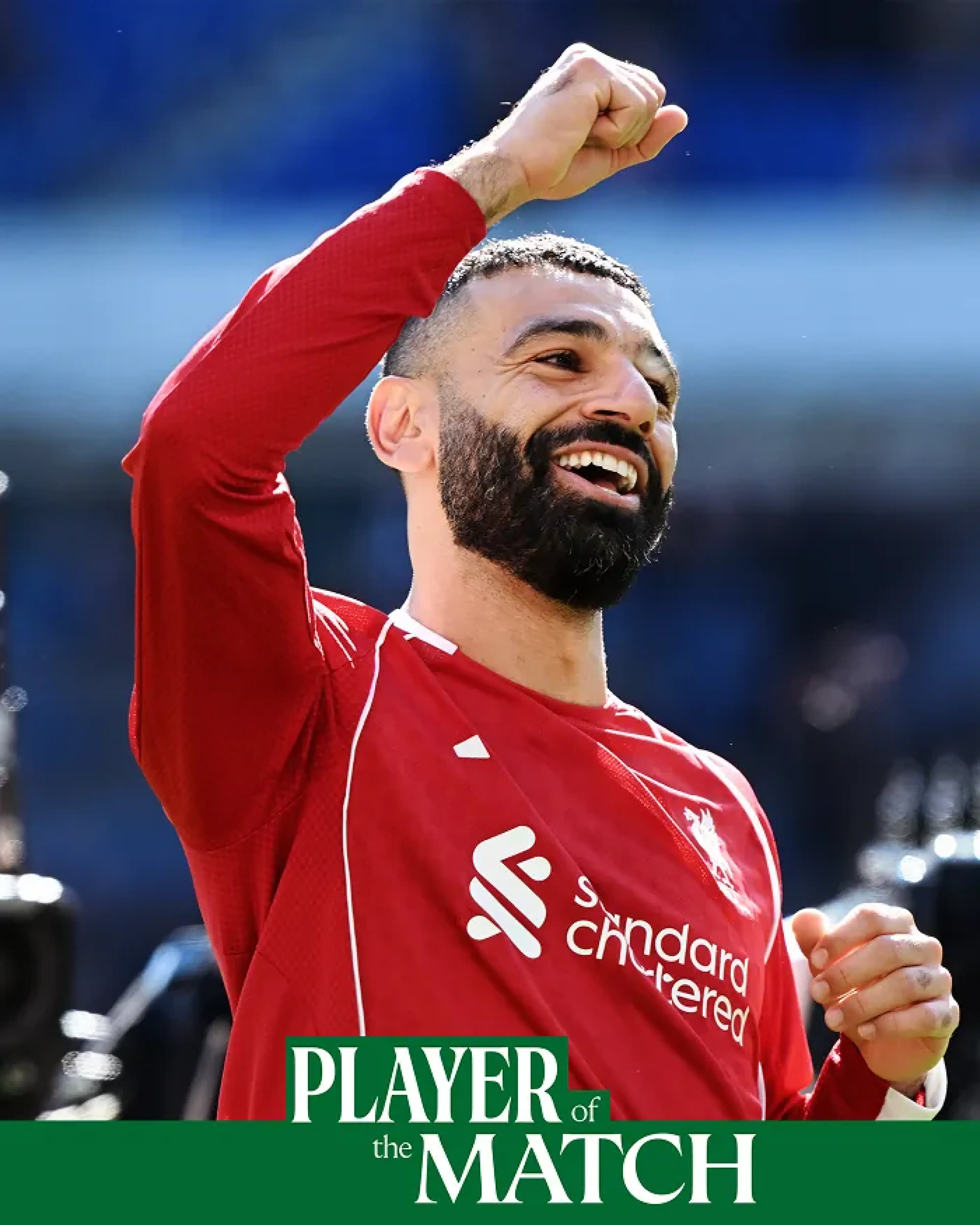 Mohamed Salah - jugador del partido contra Everton