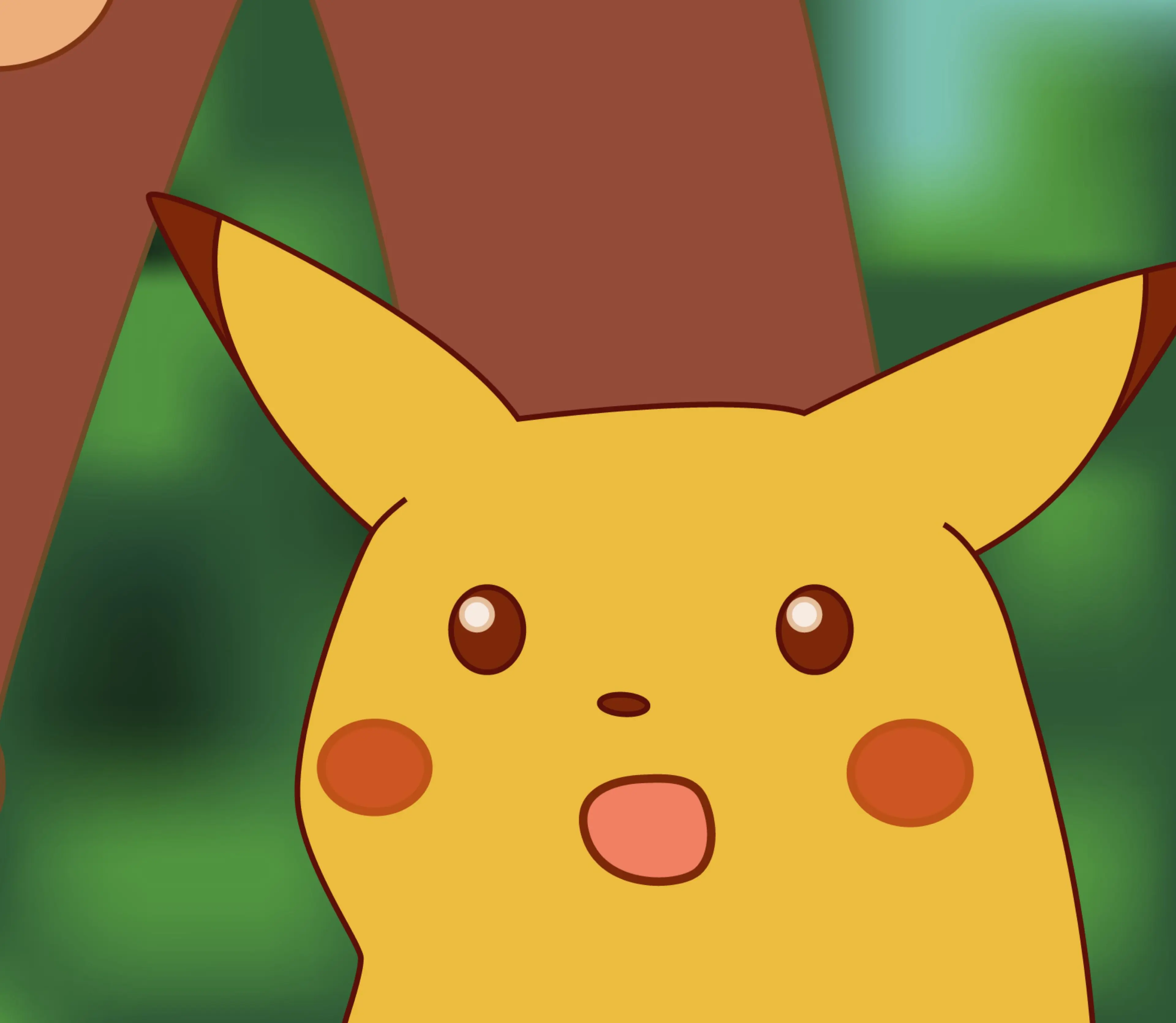 Pikachu sorprendido