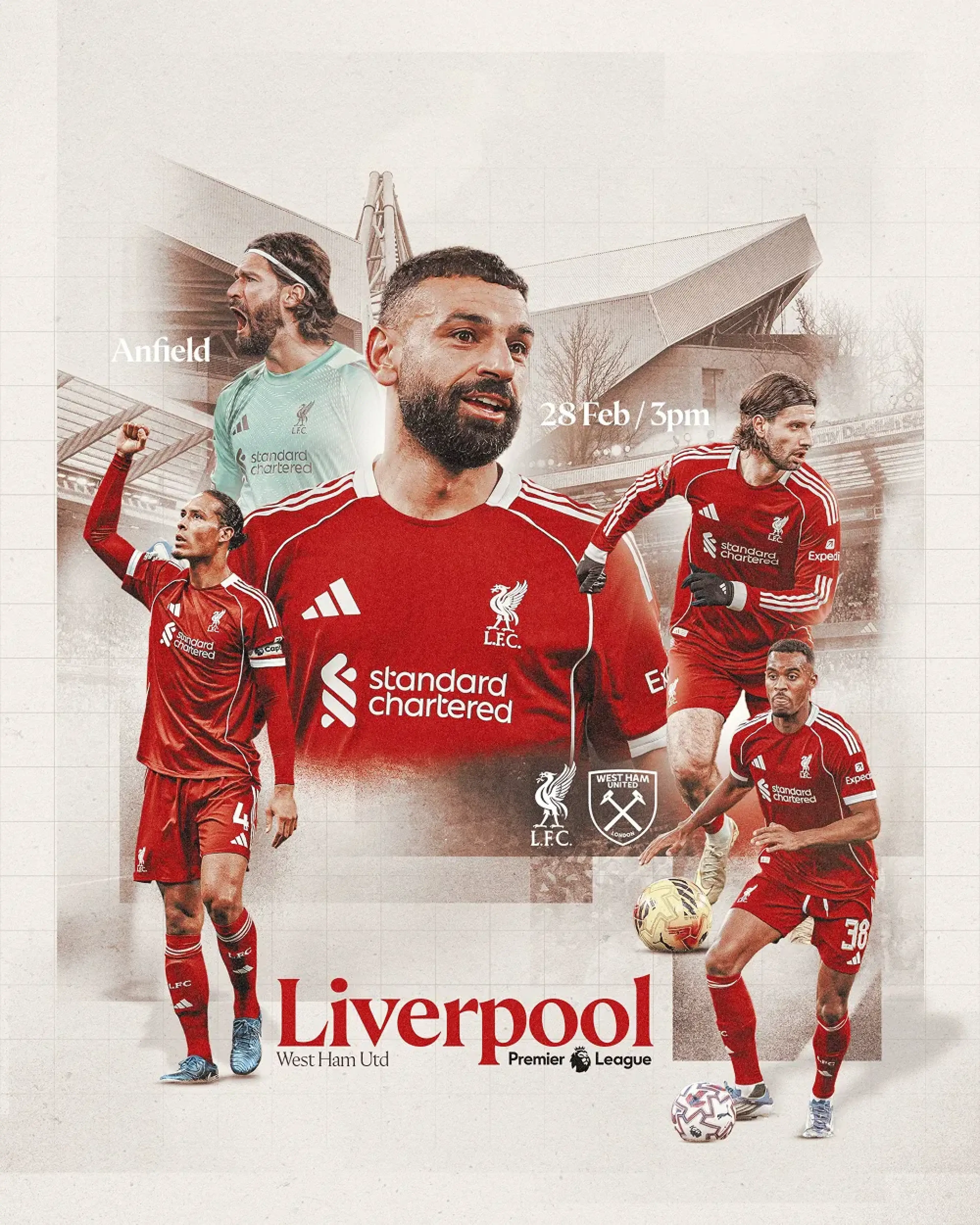 Liverpool vs West Ham - 2025/26 - Match poster