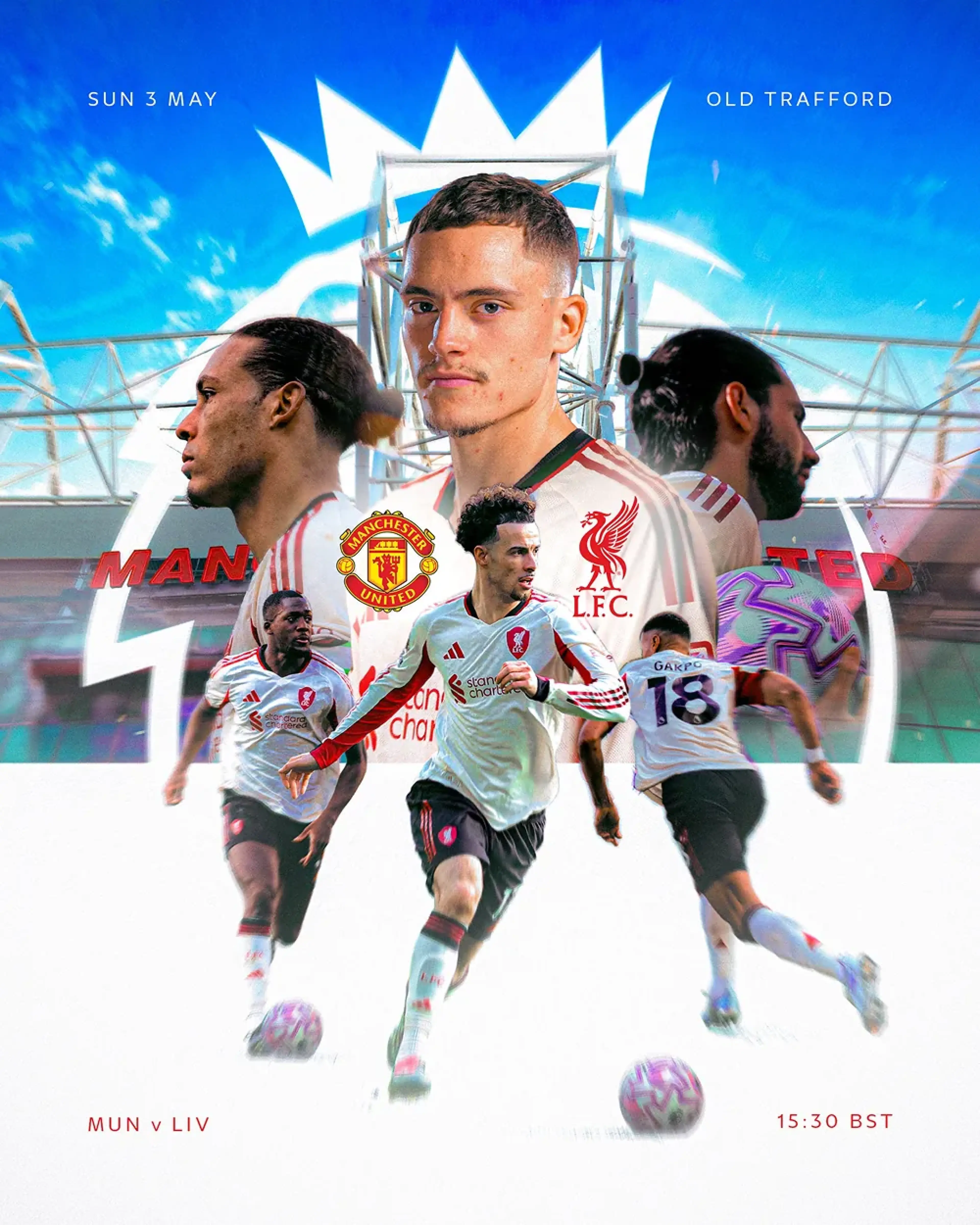 Man United vs Liverpool - match poster - may 2026