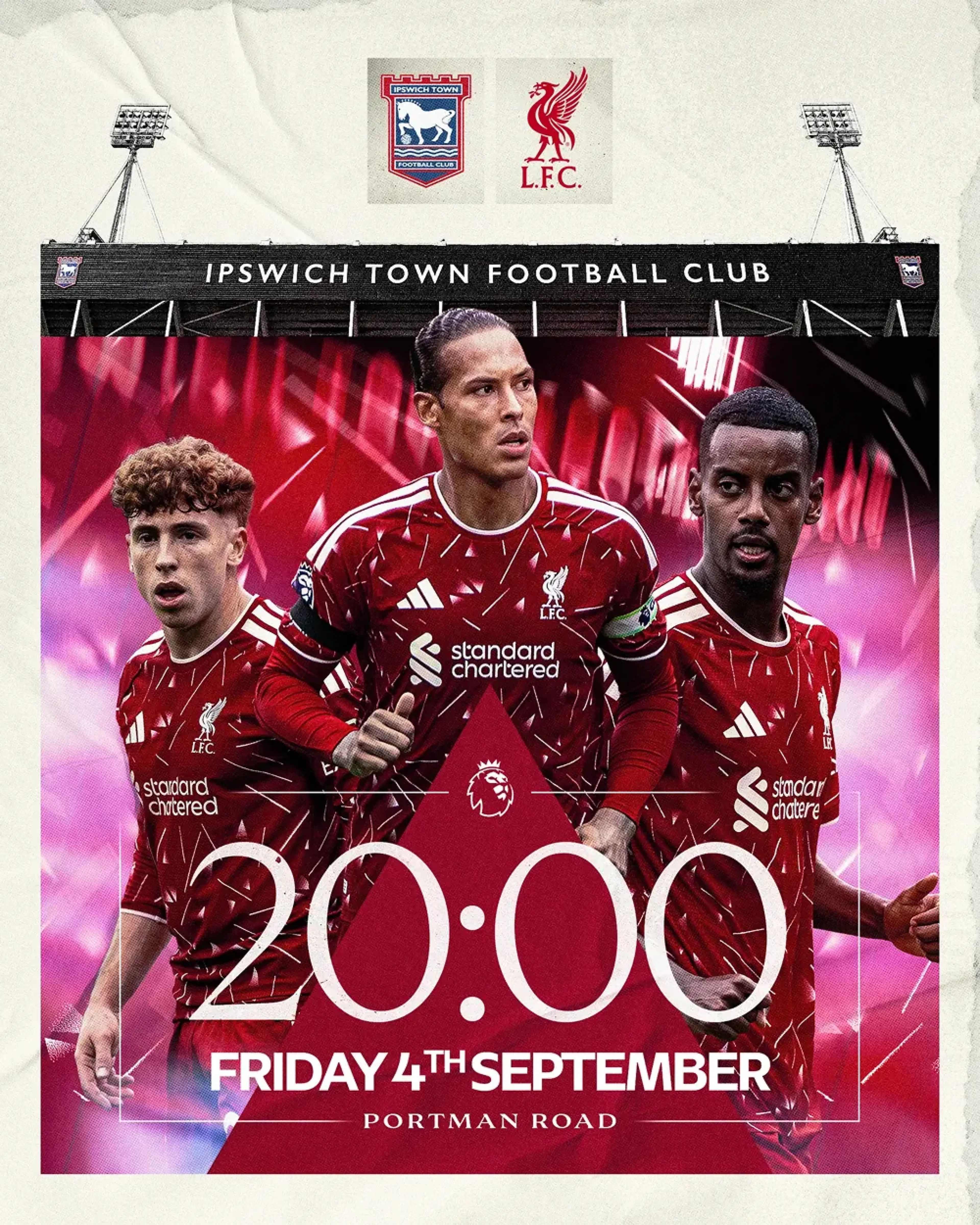Ipswich Town vs Liverpool - 2026/27 - Match poster